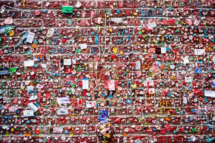 Post Alley Gum Wall